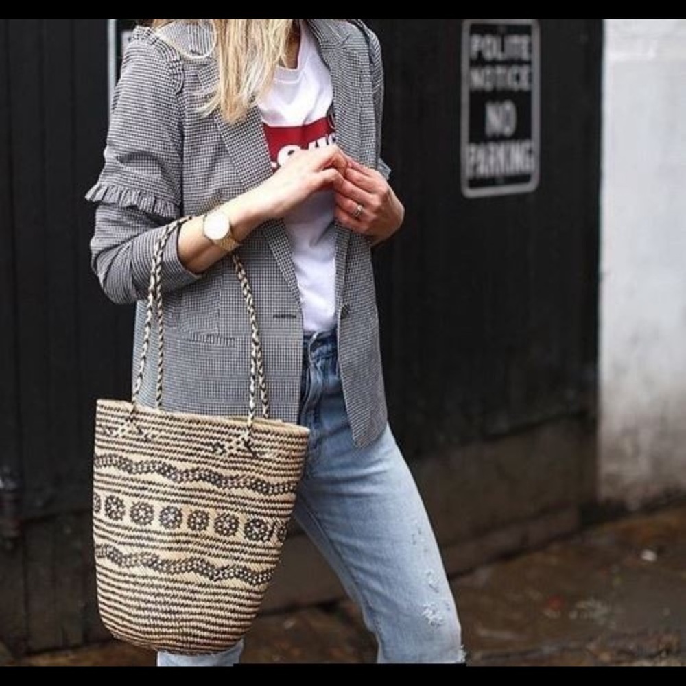Handwoven tote bag from Borneo